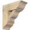 Ekena Millwork Funston Traditional Rough Sawn Bracket w/ Offset Brace, Douglas Fir, 8"W x 20"D x 20"H BKT0806X20X20FST01RDF - alternate 1